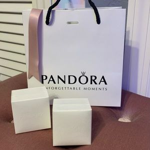 Pandora Gift Shopping Bag & 2 Gift Boxes